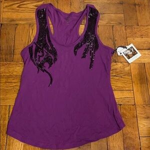 NWT Jessica Simpson purple tank top